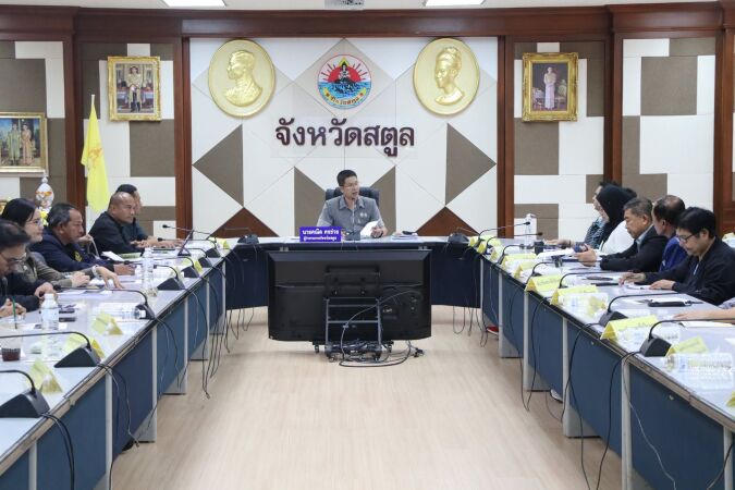 เข้าร่วมประชุมหารือการขับเคลื่อนและผลักดันโครงการก่อสร้างสะพานเชื่อมโยงสตูล - เปอร์ลิส