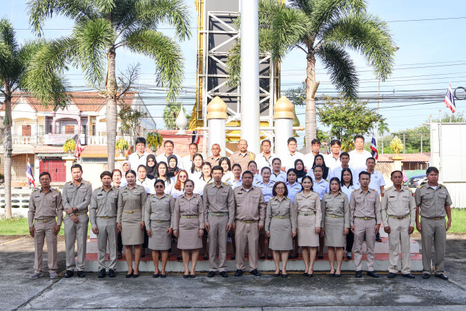 แขวงทางหลวงสตูล จัดกิจกรรมเคารพธงชาติและร้องเพลงชาติ เนื่องในวันพระราชทานธงชาติไทย ประจำปี 2569